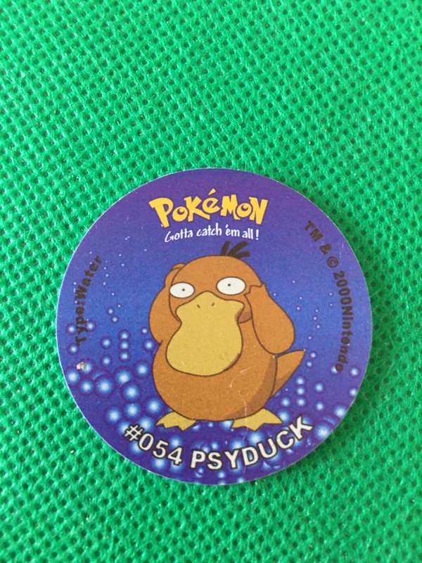 POKEMON TAZO RELEASED BY NINTENDO  AROUND THE 2000'S - CHEETOS / LAYS -NO. 54 - PSYDUCK