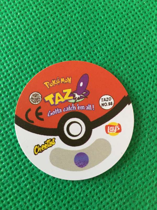 POKEMON TAZO RELEASED BY NINTENDO  AROUND THE 2000'S - CHEETOS / LAYS -NO. 98 - KRABBY