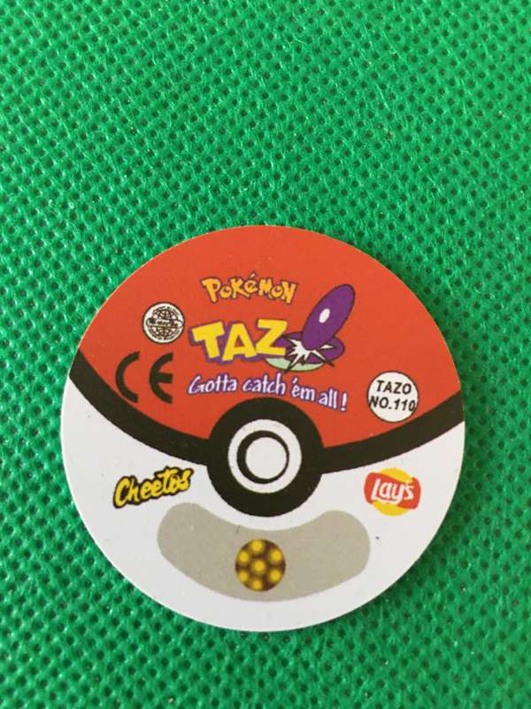 POKEMON TAZO RELEASED BY NINTENDO  AROUND THE 2000'S - CHEETOS / LAYS -NO. 110 - WEEZING