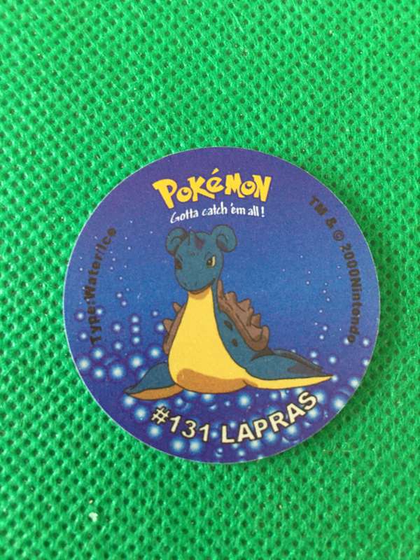POKEMON TAZO RELEASED BY NINTENDO  AROUND THE 2000'S - CHEETOS / LAYS -NO. 131 - LAPRAS