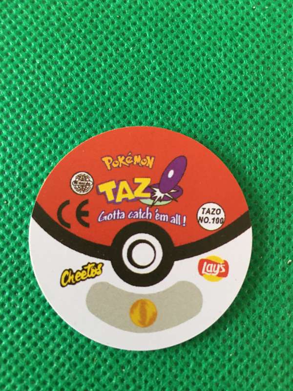 POKEMON TAZO RELEASED BY NINTENDO  AROUND THE 2000'S - CHEETOS / LAYS -NO. 100 - VOLTORB