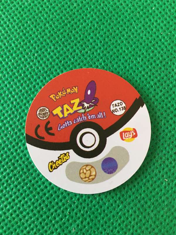 POKEMON TAZO RELEASED BY NINTENDO  AROUND THE 2000'S - CHEETOS / LAYS -NO. 138 - OMANYTE