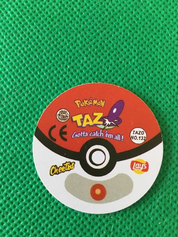 POKEMON TAZO RELEASED BY NINTENDO  AROUND THE 2000'S - CHEETOS / LAYS -NO. 132 - DITTO