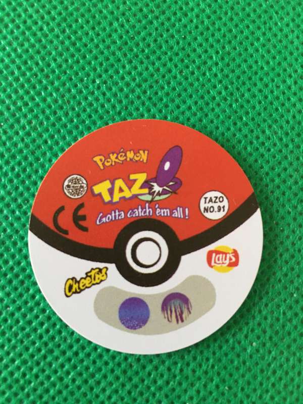 POKEMON TAZO RELEASED BY NINTENDO  AROUND THE 2000'S - CHEETOS / LAYS -NO. 91 - CLOYSTER