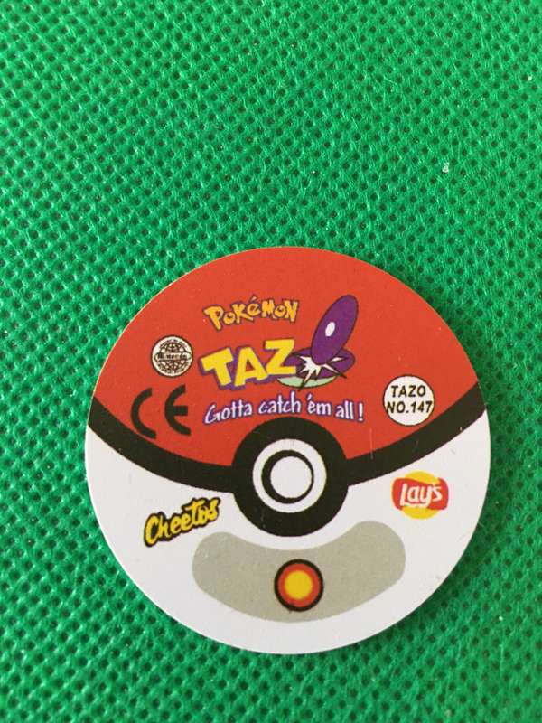 POKEMON TAZO RELEASED BY NINTENDO  AROUND THE 2000'S - CHEETOS / LAYS -NO.  147 - DRATINI