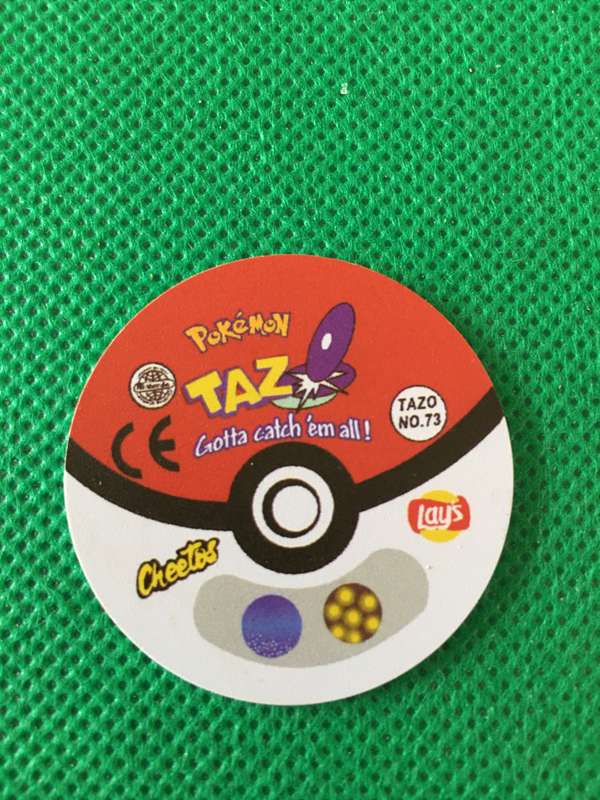 POKEMON TAZO RELEASED BY NINTENDO  AROUND THE 2000'S - CHEETOS / LAYS -NO. 73 - TENTACRUEL