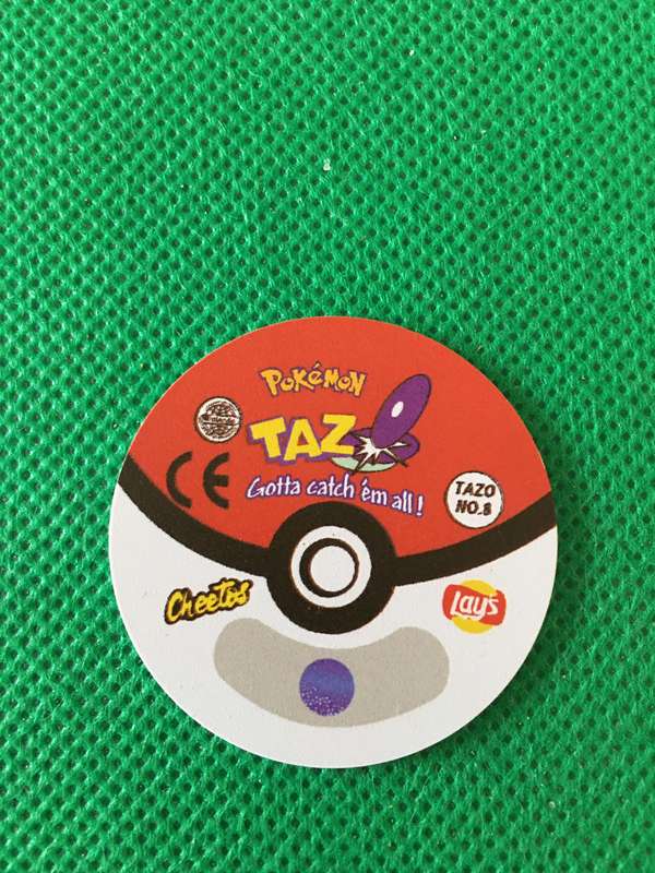 POKEMON TAZO RELEASED BY NINTENDO  AROUND THE 2000'S - CHEETOS / LAYS -NO.  8 - WARTORTLE