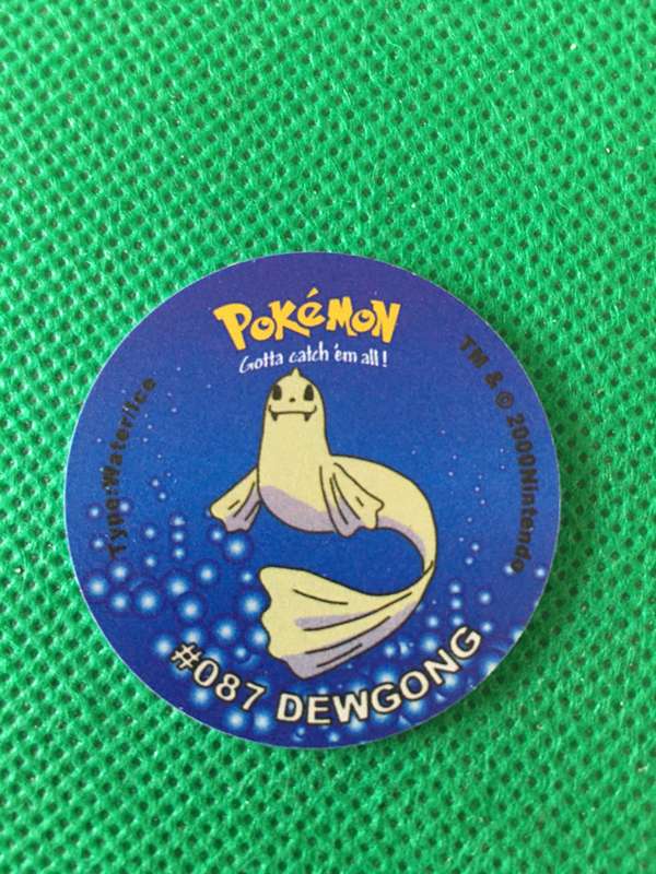 POKEMON TAZO RELEASED BY NINTENDO  AROUND THE 2000'S - CHEETOS / LAYS -NO. 87 - DEWGONG