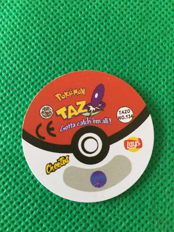 POKEMON TAZO RELEASED BY NINTENDO  AROUND THE 2000'S - CHEETOS / LAYS -NO. 134 - VAPOREON
