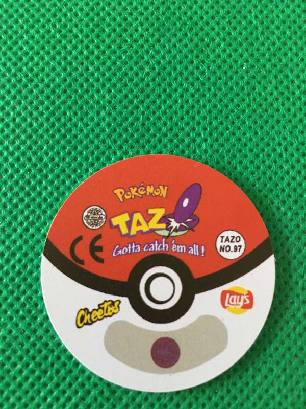 POKEMON TAZO RELEASED BY NINTENDO  AROUND THE 2000'S - CHEETOS / LAYS -NO. 97 - HYPNO