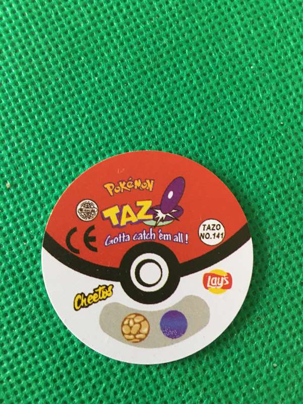 POKEMON TAZO RELEASED BY NINTENDO  AROUND THE 2000'S - CHEETOS / LAYS -NO. 141 - KABUTOPS