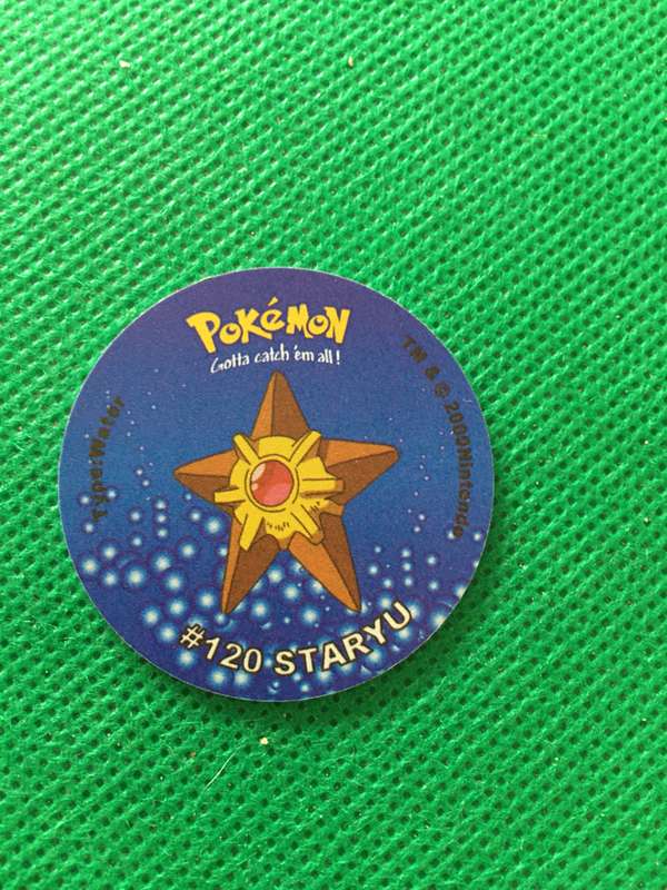 POKEMON TAZO RELEASED BY NINTENDO  AROUND THE 2000'S - CHEETOS / LAYS -NO. 120 - STARYU