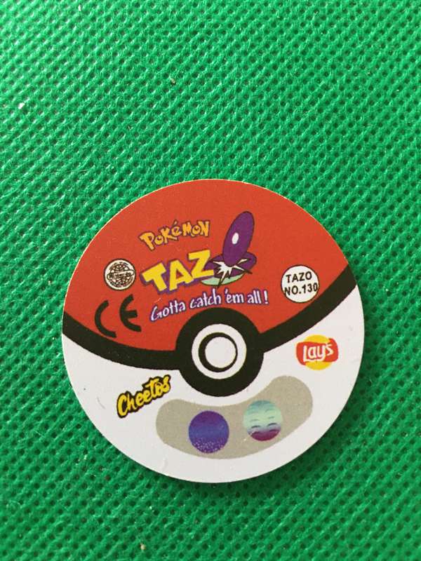 POKEMON TAZO RELEASED BY NINTENDO  AROUND THE 2000'S - CHEETOS / LAYS -NO.  130 - GYARADOS