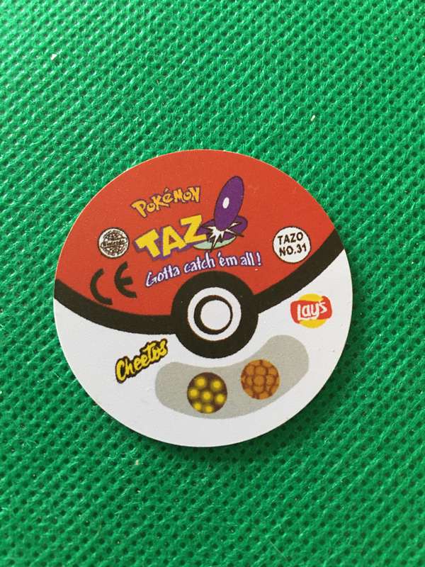 POKEMON TAZO RELEASED BY NINTENDO  AROUND THE 2000'S - CHEETOS / LAYS -NO.  31 - NIDOQUEEN