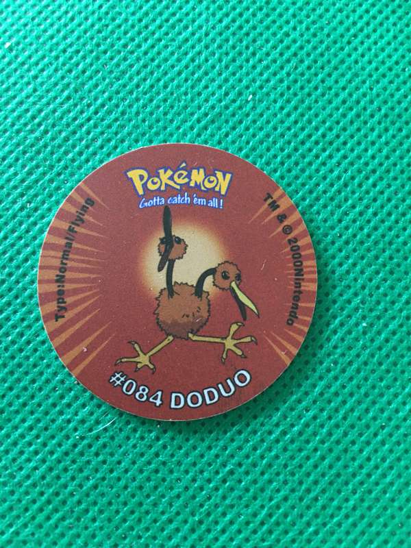 POKEMON TAZO RELEASED BY NINTENDO  AROUND THE 2000'S - CHEETOS / LAYS -NO.  84 - DODUO