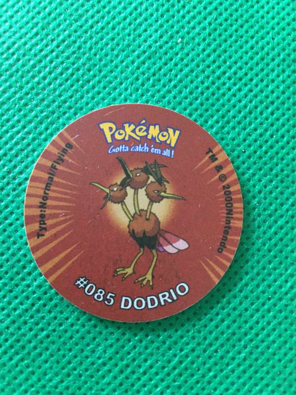 POKEMON TAZO RELEASED BY NINTENDO  AROUND THE 2000'S - CHEETOS / LAYS -NO. 85 - DODRIO