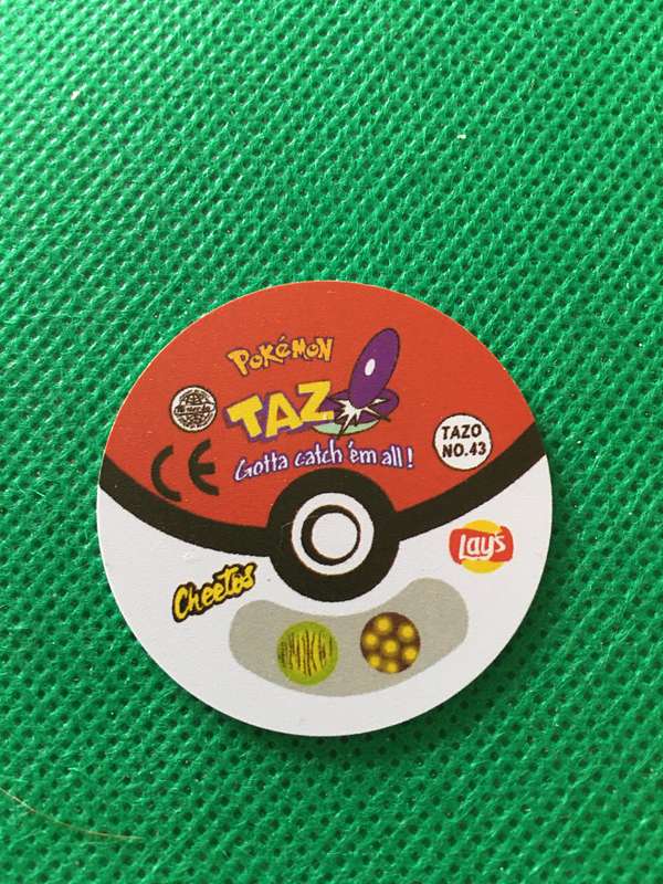 POKEMON TAZO RELEASED BY NINTENDO  AROUND THE 2000'S - CHEETOS / LAYS -NO. 43 - ODDISH