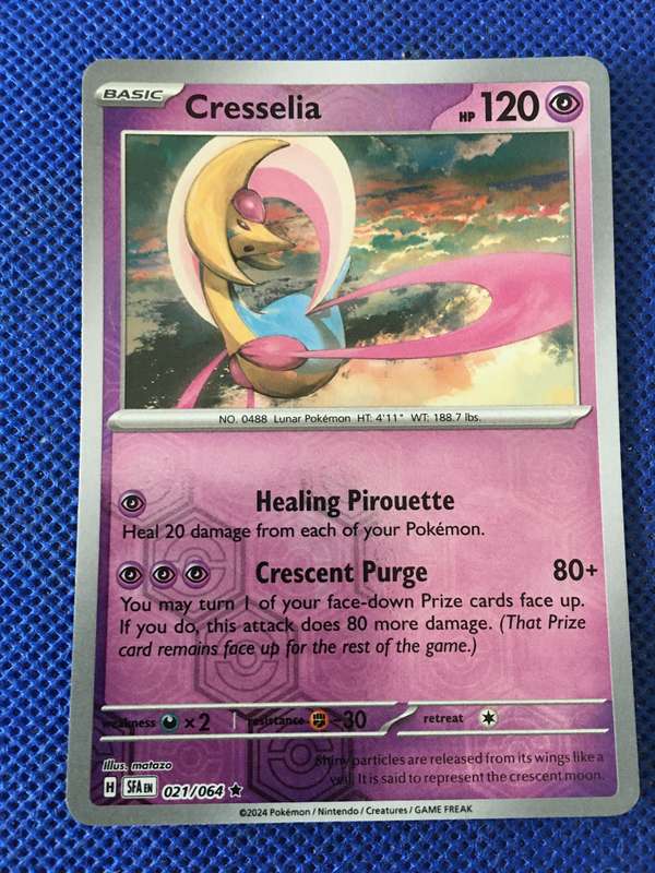 POKEMON TRADING CARD - FOIL CARD / SHINY - CRESSELIA
