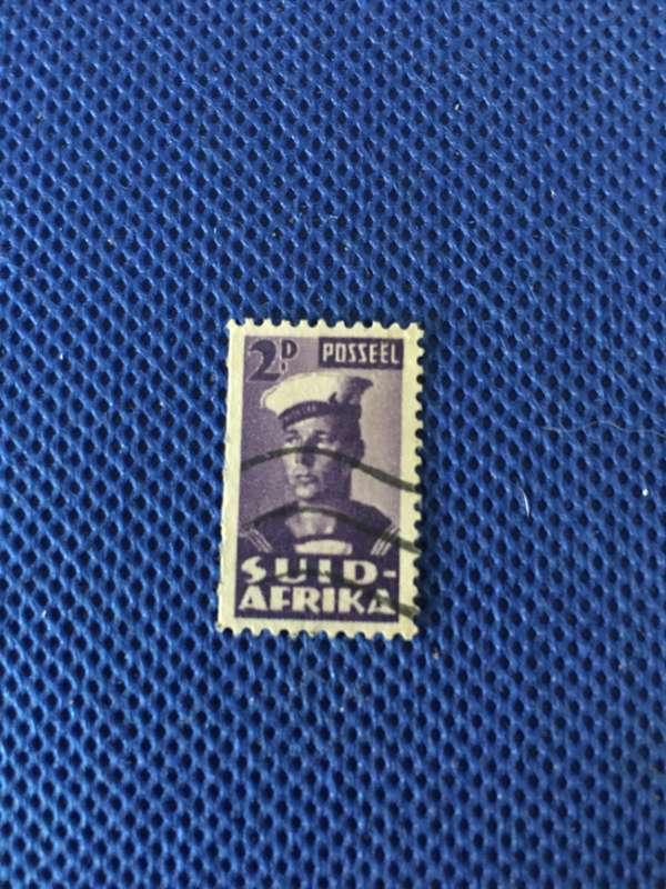 SOUTH AFRICA NARROW 2D SAILOR STAMP