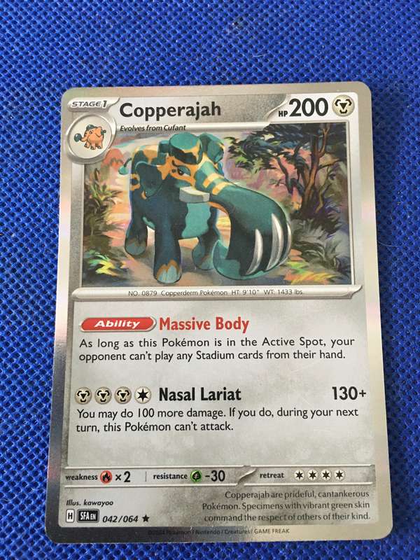 POKEMON TRADING CARD - FOIL / SHINY - COPPERAJAH