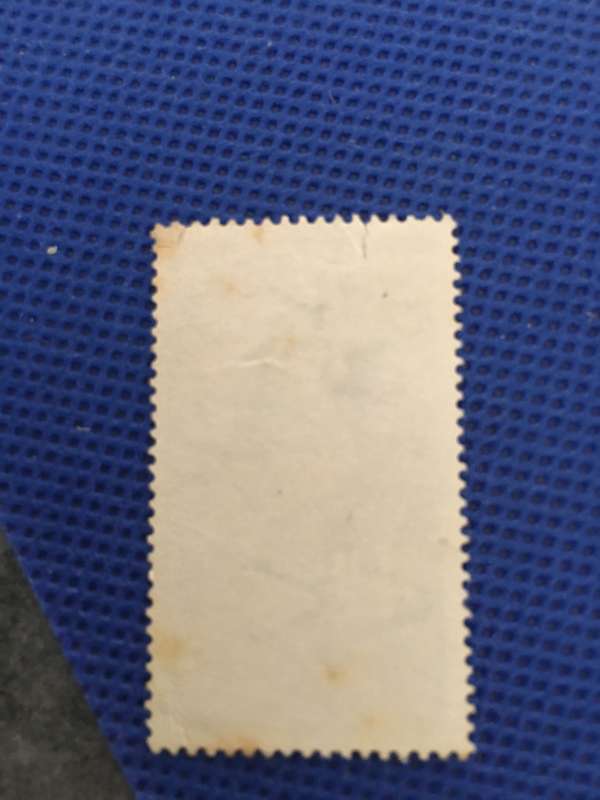 SOUTH AFRICA  - BLUE JAN VAN RIEBEECK 44 1/2 D STAMP USED