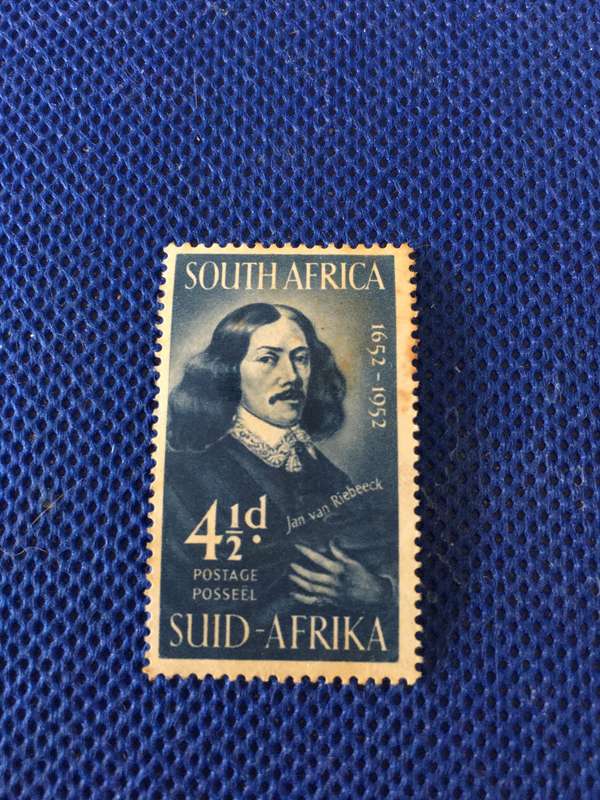SOUTH AFRICA UNUSED JAN VAN RIEBEECK STAMP