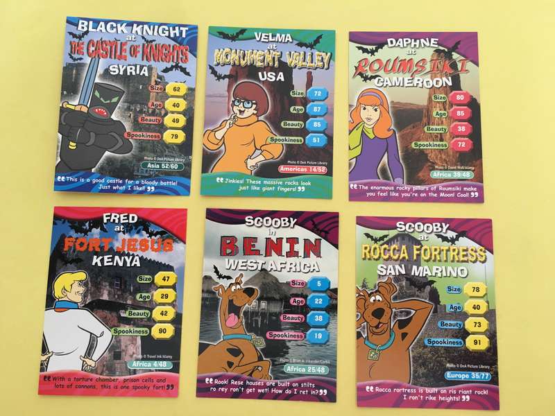 HANNA-BARBERA - SCOOBY-DOO - WORLD OF MYSTERY - PACK OF 6 CARDS
