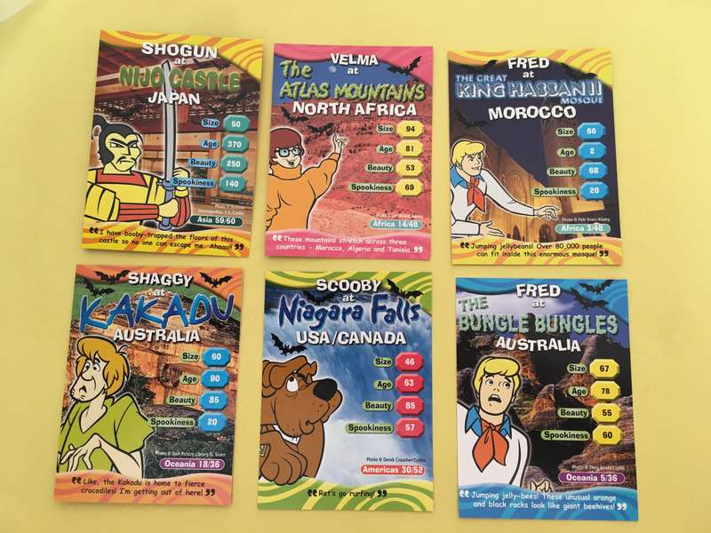 HANNA-BARBERA - SCOOBY-DOO - WORLD OF MYSTERY - PACK OF 6 CARDS