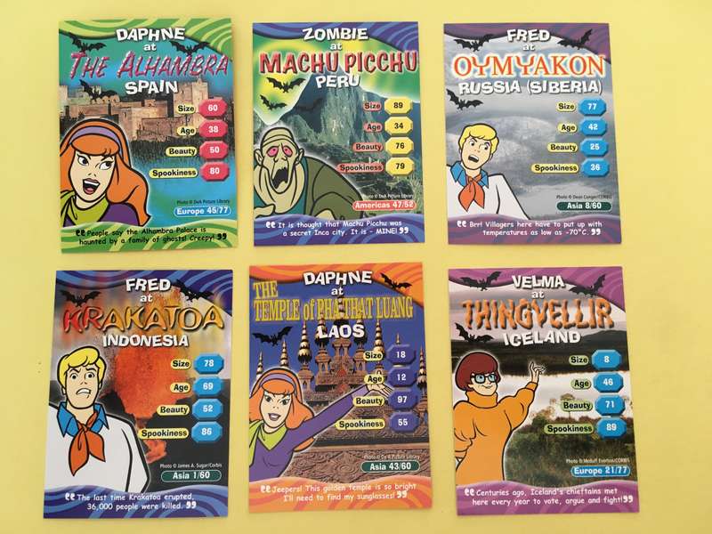 HANNA-BARBERA - SCOOBY-DOO - WORLD OF MYSTERY - PACK OF 6 CARDS