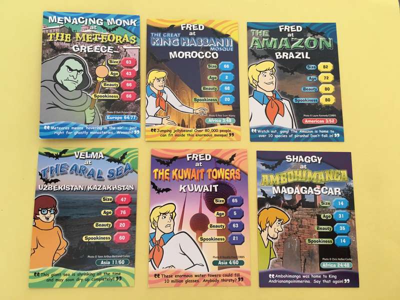 HANNA-BARBERA - SCOOBY-DOO - WORLD OF MYSTERY - PACK OF 6 CARDS