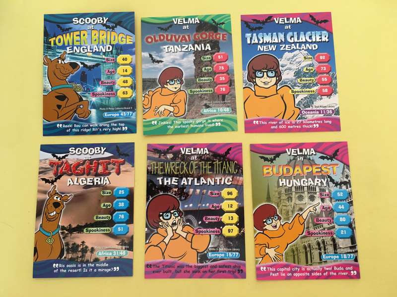 HANNA-BARBERA - SCOOBY-DOO - WORLD OF MYSTERY - PACK OF 6 CARDS