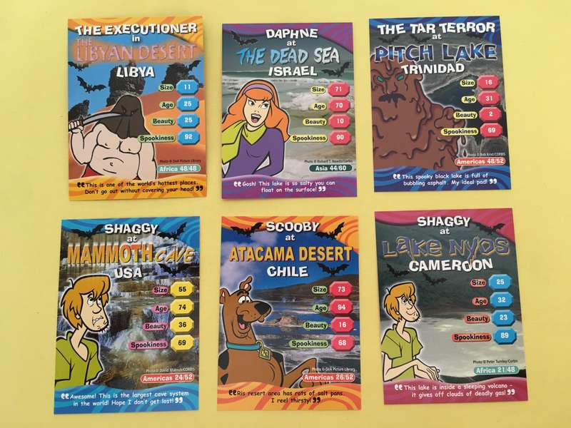 HANNA-BARBERA - SCOOBY-DOO - WORLD OF MYSTERY - PACK OF 6 CARDS