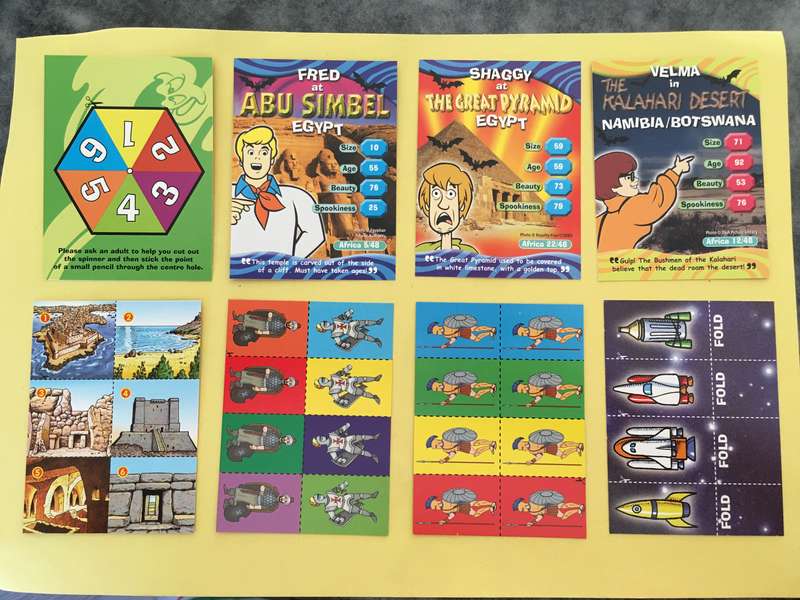 HANNA-BARBERA - SCOOBY-DOO - WORLD OF MYSTERY - PACK OF 8 CARDS