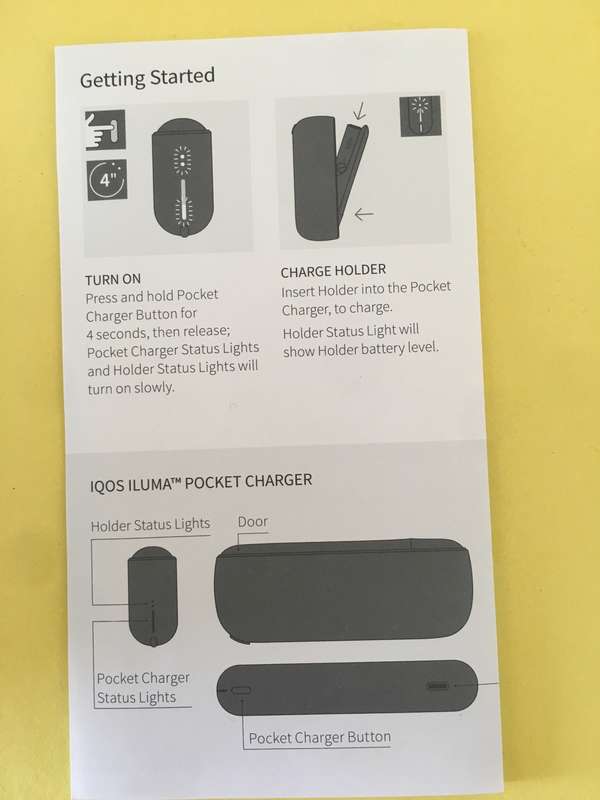IQOS LOT   -  IQOS ILUMA DEVICE WITH CHARGER AND TEREA 2 FULL BOXES AND 3 SEMI FILLED BOXES