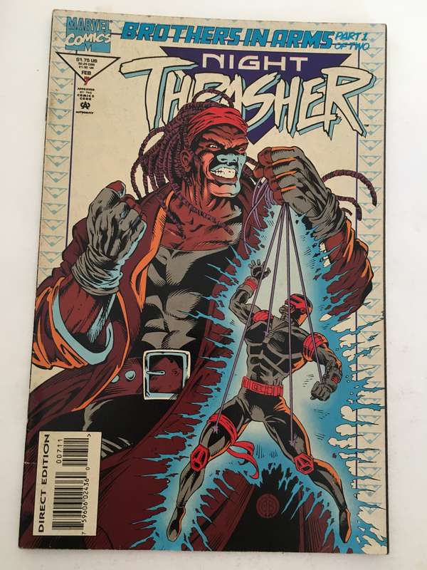MARVEL COMICS - BROTHERS IN ARS PART 1 OF 2 - NIGHT THRASHER - VOL. 1  NO. 7 - 1994