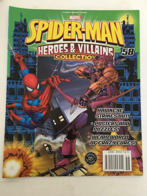 MARVEL COMICS - SPIDER-MAN - HEROES & VILLAINS COLLECTION -WITH 5 FREE  CARDS!!!! CARDS MAY VARY