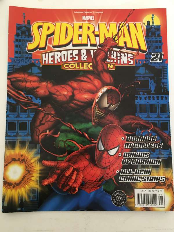 MARVEL COMICS - SPIDER-MAN - HEROES & VILLAINS COLLECTION -WITH 5 FREE  CARDS!!!! CARDS MAY VARY