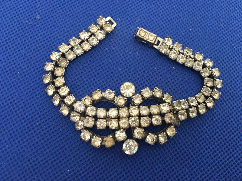 LOVELY VINTAGE  BRACELET WITH STONES