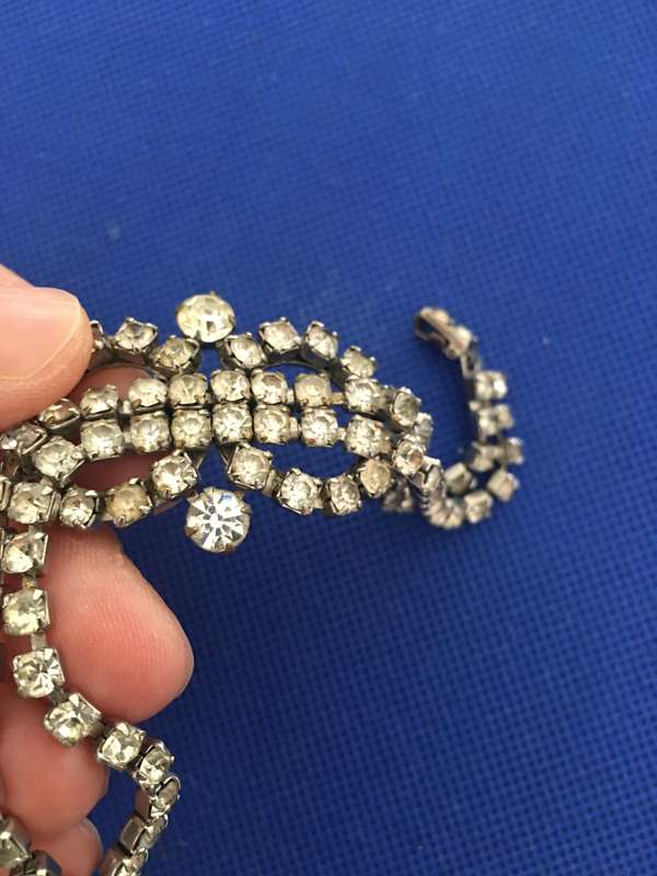 LOVELY VINTAGE  BRACELET WITH STONES