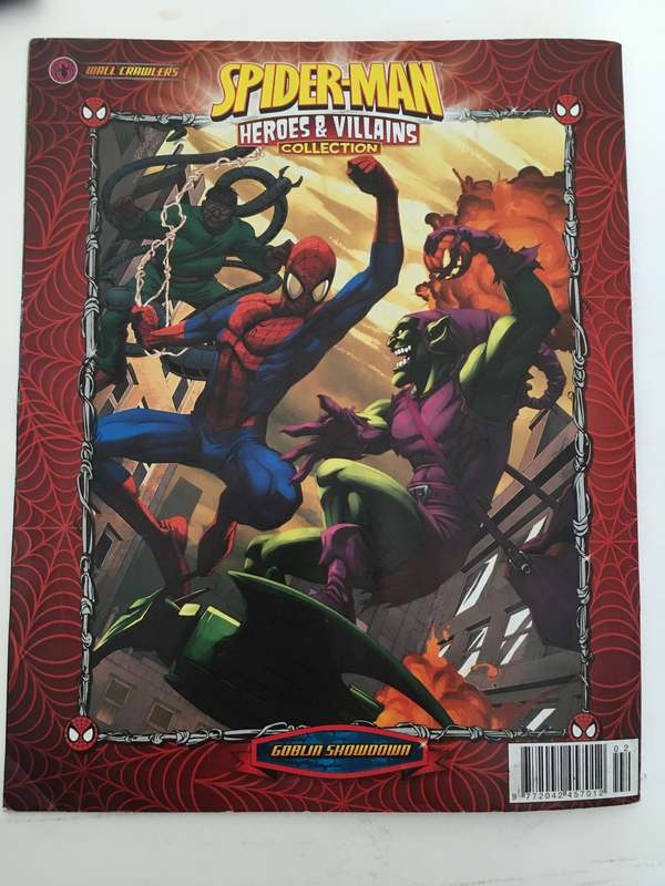 MARVEL COMICS - SPIDER-MAN - HEROES & VILLAINS COLLECTION -WITH 5 FREE  CARDS!!!! CARDS MAY VARY