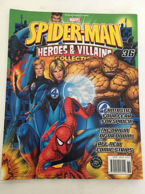 MARVEL COMICS - SPIDER-MAN - HEROES & VILLAINS COLLECTION -WITH 5 FREE  CARDS!!!! CARDS MAY VARY
