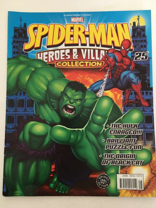 MARVEL COMICS - SPIDER-MAN - HEROES & VILLAINS COLLECTION -WITH 5 FREE  CARDS!!!! CARDS MAY VARY