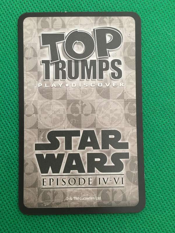 TOPP TRUMPS - EPISODE IV - VI - STAR WARS -  GREEDO