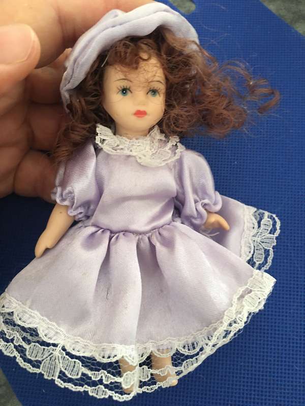VINTAGE SMALL PORCELAIN DOLL