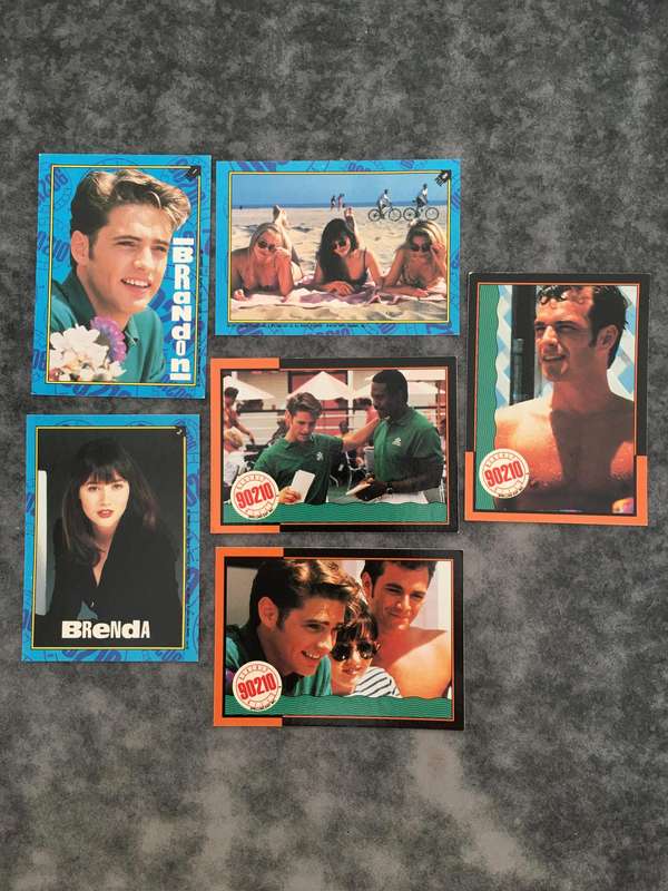 BEVERLY HILLS 90210  - 1991 TRADING CARDS FROM THE SERIES PACK OF  6 CARDS