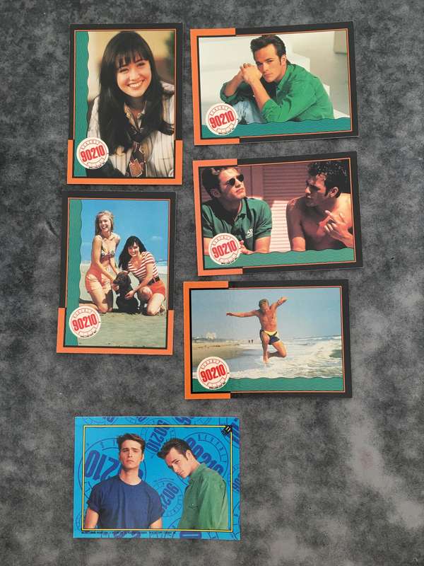 BEVERLY HILLS 90210  - 1991 TRADING CARDS FROM THE SERIES PACK OF  6 CARDS