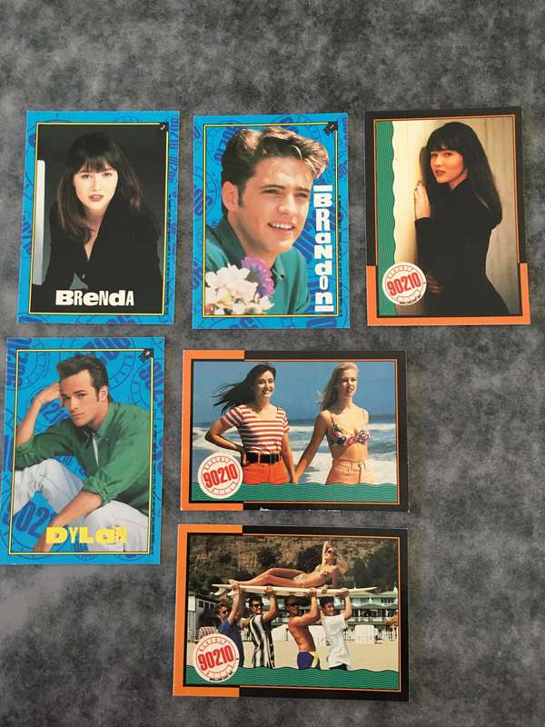 BEVERLY HILLS 90210  - 1991 TRADING CARDS FROM THE SERIES PACK OF  6 CARDS