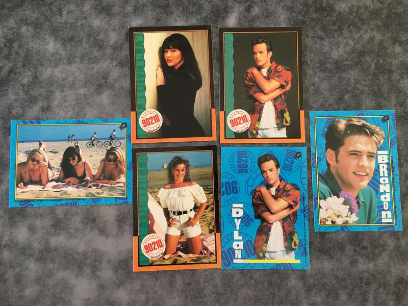 BEVERLY HILLS 90210  - 1991 TRADING CARDS FROM THE SERIES PACK OF  6 CARDS