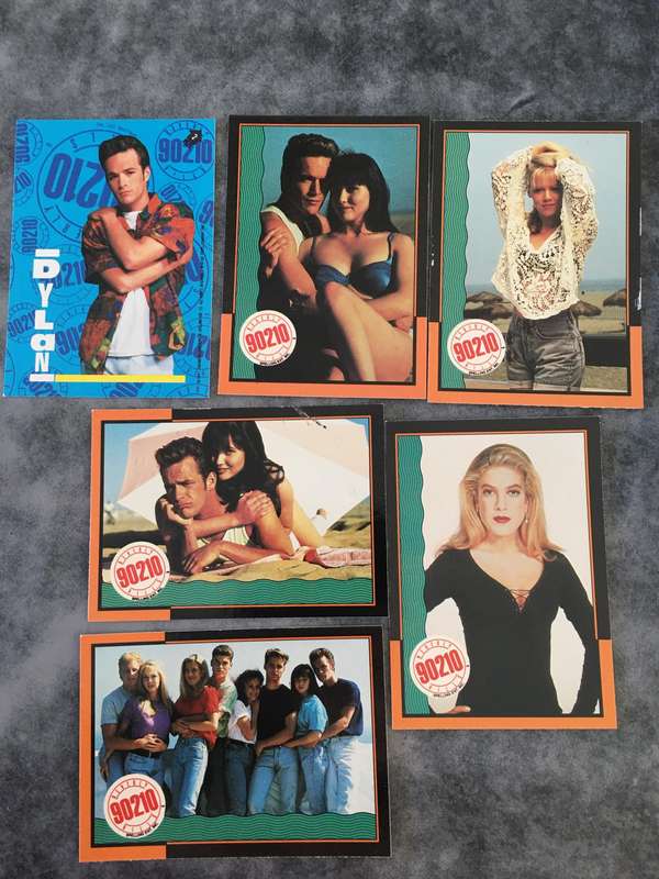 BEVERLY HILLS 90210  - 1991 TRADING CARDS FROM THE SERIES PACK OF  6 CARDS