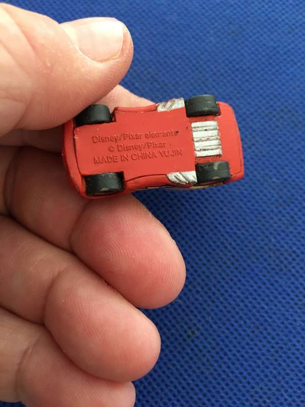 VINTAGE MINI RED  LIGHTNING  MCQUEEN FROM DISNEYS  PIXAR